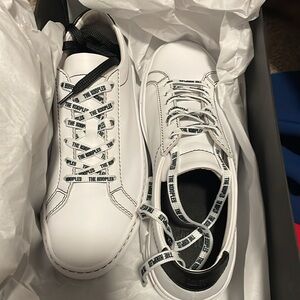 THE Kooples - Trainer - Leather White Plain for Women, Never Worn, With TAG